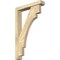 Ekena Millwork Merced Block Rough Sawn Bracket w/ Offset Brace, Douglas Fir, 4"W x 20"D x 32"H BKT0402X20X32MRC05RDF - alternate 1
